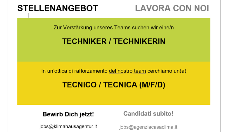 cercasi tecnico