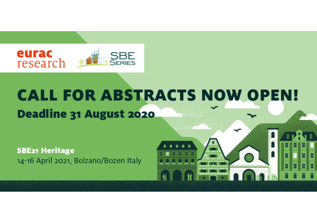 SBE21 Heritage: call 4 abstracts